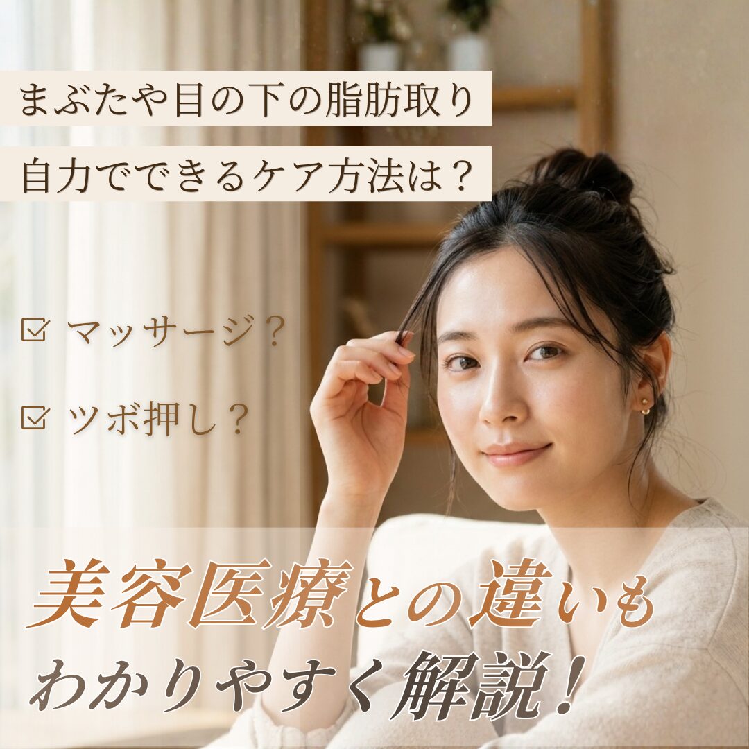 まぶたや目の下の脂肪取り！自力ケア可能？｜AELLE CLINIC（アエルクリニック）