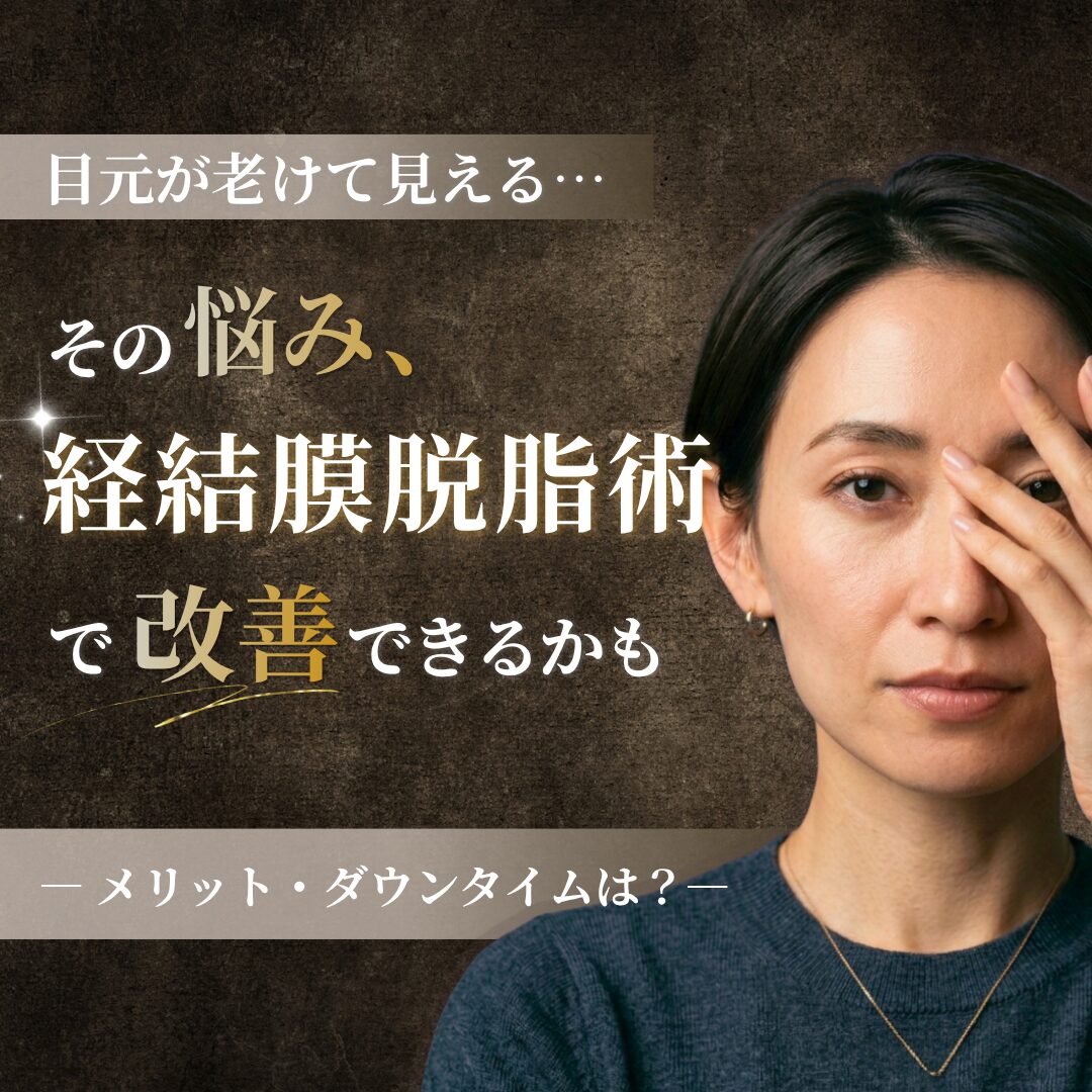 経結膜脱脂術とは？メリット・ダウンタイム｜AELLE CLINIC（アエルクリニック）
